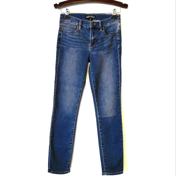 J. Crew Mercantile Medium Wash Mid Rise Skinny Jeans sz 26